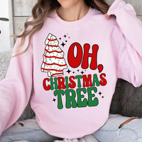 Vente en gros Joyeux Noël Arbre DTF Fer sur Transfert pour T-shirt