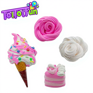 Juego de Juguetes Sensoriales de Arcilla de Gelatina para Hacer Helados y Donuts, para Niños y Niñas, Educativo, Seguro, No Tóxico, Regalo para Fiestas de Cumpleaños - Product Image 1