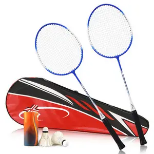 Conjunto de raquetes de badminton, venda quente, baixo preço, fibra de carbono,