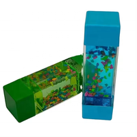 Nouveau liquide flottant mouvement barboteur liquide huile acrylique sablier minuterie Aquarium minuterie