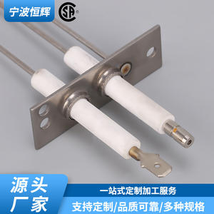 Capteur de flamme HF-080 à montage en surface intégré, avec isolation céramique et tige métallique, pour réparation de cuisinières à gaz, chaudières et fours - Product Image 3