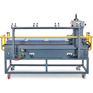 Mới 16x24 bán buôn hoàn toàn tự động bốn trạm tấm dập nóng khí nén nhiệt in ấn máy ép cho hàng may mặc - Product Image 3