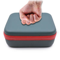 Étui de rasoir électronique multifonctionnel, étanche, antichoc, coque rigide, logo personnalisable, matériau EVA PU+Polyester, portable