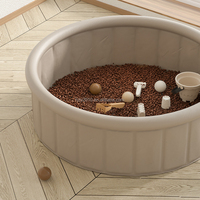 Jeu fait à la main boule ronde piscine fosse bébé boule ronde fosse canapé lit pour les tout-petits