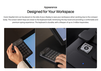 Huion Koneksi Nirkabel Keydial Keyboard Mini Keypad Satu Tangan K20
