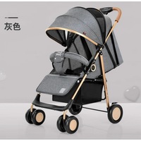 Poussette bébé pliable facile, légère, compacte, poussette de voyage pour tout-petits, poussette parapluie