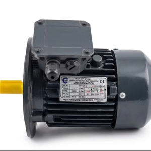 Motor Eléctrico Trifásico Industrial de Alta Resistencia, Motor de CA con Cuerpo de Hierro Fundido, Montaje con Brida, Alta Eficiencia, Motor de 1 HP para Maquinaria - Product Image 1