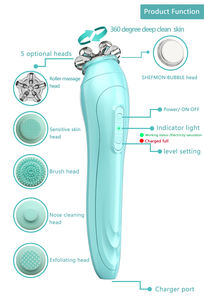 Товары для красоты оптом 6 в 1 массажер для очищения лица маленькая машина для красоты лица - Product Image 3
