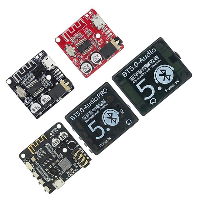 Bluetooth 5.0 Audio Receiver Board MP3 Lossless Decoder Wireless Stereo Music Module 3.7-5V XY-BT-Min