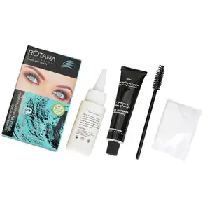 Private Label Professional Tint Dye Creme für Wimpern brauen Semi permanente Augenbrauen Färbe creme Henna Para Ceja Tint Kit Set