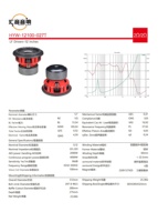 Subwoofer de Competición para Auto de 3000WRMS, 12 Pulgadas, 154dB SPL, Bobina de Voz de Cobre de 4 Pulgadas, Sonido de Alta Calidad, Arañas de 3 Capas de Aluminio para Camioneta