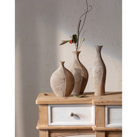 Vase en bois de qualité supérieure, produit artisanal chinois, design moderne, collection pour la décoration de la maison