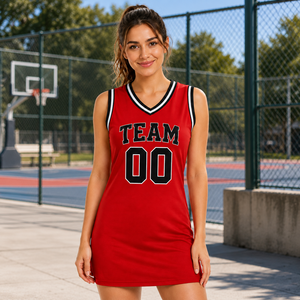 Maillot de basket personnalisé avec nom et numéro, robe d'équipe pour femmes - Product Image 1