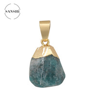 Nouvelle Arrivée Gouttelettes D'eau Style Pierre Naturelle Pendentif Pierres Précieuses Pendentifs Pendentif en Pierres Précieuses De Quartz