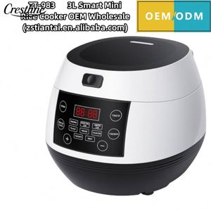 Olla Arrocera Digital Inteligente Portátil de 3L para el Hogar, con Revestimiento Antiadherente, Cocción Rápida, para Uso Doméstico y Comercial - Product Image 2