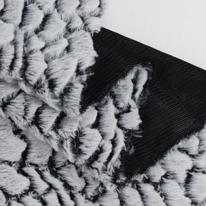 100% Polyester PV Sang Trọng Chống-Tĩnh Thỏ Lông Thú Giả Chồn Lông Vải Giá Rẻ Vải Trang Trí Cho Các Cô Gái Hàng May Mặc Nhà Hàng Dệt May - Product Image 5