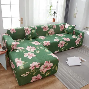 Оптовая продажа Дешевые Универсальный защитный диванных чехлов комплект стрейч печатных высокого качества 3 местный имеют эластичную подушку Чехлы для дивана