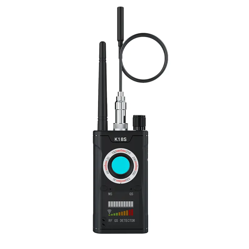 K18 K18S kablosuz ürünler Anti Spy Bug dedektör kamerası GSM sesli GPS Tracker sinyal Lens bulucu Anti casus RF dedektörü