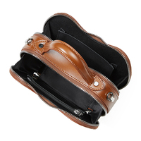Sac bandoulière en cuir rétro de haute qualité pour femme, boîte à lunch, fabricant OEM ODM, vente en gros