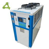 Refroidisseur de process industriel à air de 5 CV avec réfrigérant R407c, refroidisseur d'eau à air de 5 tonnes pour machine de moulage par injection