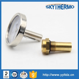 <span class=keywords><strong>Termometro</strong></span> Bimetallico D40mm con Cassa in Ferro o Acciaio Inox per Testare la Temperatura dell'Acqua, Ampiamente Utilizzato in HVAC <span class=keywords><strong>Termometro</strong></span> Metallico 0-120°C - Product Image 5