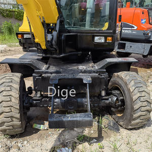 Prix raisonnable 6 tonnes ont employé l'exavateur R60w-7 de roue de Hyundai/mini excavatrice R60w-7 Hyundai à vendre - Product Image 4