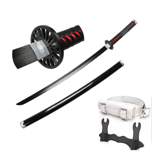 Spada Nichirin da 80cm/31.5in, Replica dell'Arma <span class=keywords><strong>di</strong></span> Mitsuri Kanroji e Tanjiro Kamado da <span class=keywords><strong>Demon</strong></span> <span class=keywords><strong>Slayer</strong></span>, Accessorio per Cosplay e Mostre <span class=keywords><strong>Manga</strong></span> - Product Image 4