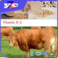Vitamine K3 MNB 96% CAS 73581 poudre jaune-clair d'additif nutritionnel d'animal de catégorie d'alimentation de bisulfite de nicotinamide de Menadione