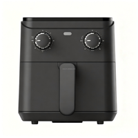 Friteuse à air numérique 4,0 L à prix réduit avec commande tactile intelligente 80-200 ° Cuisinière intelligente sans huile certifiée GS CE CB 1200W