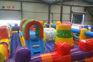 WINSUN Bouncer, Castillo Inflable y Trampolín Combinados, Tamaño Personalizado, Material de PVC Impermeable y Resistente al Fuego, Certificado CE, Fácil Instalación - Product Image 5