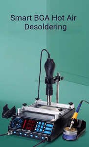 Estación <span class=keywords><strong>de</strong></span> Precalentamiento Digital con <span class=keywords><strong>Pistola</strong></span> <span class=keywords><strong>de</strong></span> Aire Caliente <span class=keywords><strong>para</strong></span> Soldadura <span class=keywords><strong>de</strong></span> <span class=keywords><strong>Componentes</strong></span> Electrónicos - Product Image 2