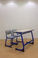 Comnenir Class Furniture Pupitre et chaise scolaires doubles pour 2 élèves, usage universitaire