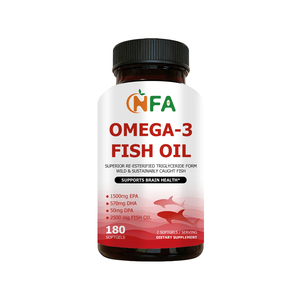 OEM Wholesale Private Label Omega-3 Fish Oil Softgels with Fish Oil Supports for Brain Health and Supports Joint Health Softgels - Product Image 1