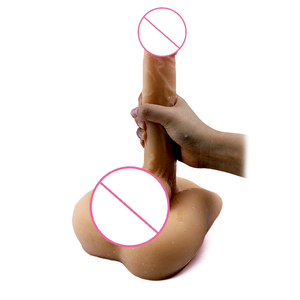 Poupée réaliste de torse masculin avec <span class=keywords><strong>gros</strong></span> gode anal pour la masturbation féminine gay - Product Image 5