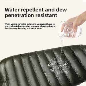 <span class=keywords><strong>Sacco</strong></span> <span class=keywords><strong>a</strong></span> <span class=keywords><strong>Pelo</strong></span> Ultraleggero <span class=keywords><strong>a</strong></span> Mummia per Climi Freddi 4 Stagioni in Piuma d'Oca Impermeabile per Campeggio all'Aperto - Product Image 4