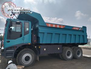 GT130E Camion à benne basculante électrique à corps large pour mines Puissance de crête 800kw <span class=keywords><strong>Vitesse</strong></span> maximale 48 km/h Faible consommation d'énergie Haute efficacité Chaude - Product Image 3
