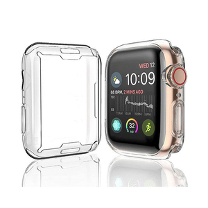 Funda transparente para <span class=keywords><strong>Apple</strong></span> <span class=keywords><strong>Watch</strong></span> de 49mm, 45mm, 41mm, 44mm y 40mm, Protector de pantalla, cubierta completa, parachoques de TPU, accesorios para IWatch Series 8, 7, SE, 6, 5, 4 - Product Image 1
