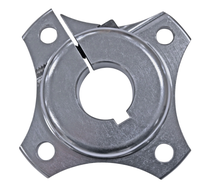 Moyeu de frein en aluminium d'usinage CNC personnalisé de haute qualité vers essieu arrière de 1 "pour pièces de Drift Trike MiniBike Go Kart