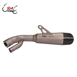 Tube d'échappement pour <span class=keywords><strong>BMW</strong></span> <span class=keywords><strong>S1000XR</strong></span> 2020-<span class=keywords><strong>2022</strong></span>, embout en Fiber de carbone en alliage de titane pour <span class=keywords><strong>Moto</strong></span> Pitbike - Product Image 2