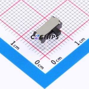 K3-1245D-F1 Slide Switch Through hole Component (THT) Switch Single Pole Double Throw Rectangle Pin Header PC Pin 9mm - Product Image 1