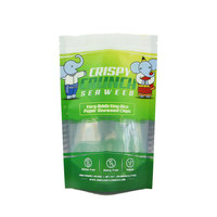 Impression personnalisée Gâteaux Alimentaires Collations Emballage Flexible 3.5g Feuille D'aluminium Paquet Sac avec Fenêtre Transparente Sac D'emballage