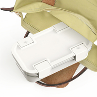Kinder-Mikrowellen-Geeignete 304 Edelstahl-Lebensmittelbehälter Bento-Lunchbox mit Deckeln Individuelles Logo Luftdicht Verschließbar für die Schule