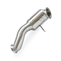 Tuyau d'échappement Valvetronic en acier inoxydable 304 pour Mercedes-Benz C350 W204 3.5 2007-2014, échappement sport cat-back, silencieux, tuyau intermédiaire personnalisé