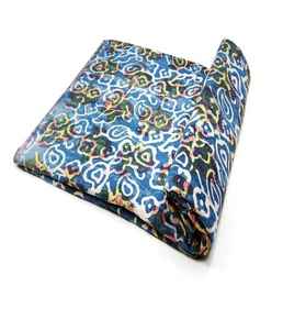 Tela de Algodón Estampada a Mano de Lujo, Diseño Herencia, para Ropa de Diseñador, Calidad de Exportación - Product Image 1