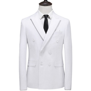 Costume homme multicolore à double boutonnage, version coréenne, coupe ajustée, taille plus, veste de costume pour homme - Product Image 2