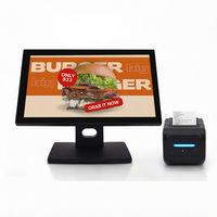 Système de point de vente Yanchip XF-156-1 Windows, écran tactile capacitif de 15,6 pouces, Intel I5 6e génération, 8 Go + 128 Go, caisse enregistreuse tout-en-un, Wi-Fi