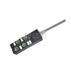 Junction Box 4 Port 3-pin M8 DC PNP Single Output Sensor 2mm Detect Distance PNP