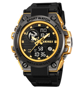 Montre de sport numérique analogique Skmei 2031 tendance pour hommes, étanche 50m, en chrome, vente en gros - Product Image 2