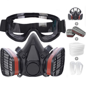CE M401 masker Gas wajah setengah wajah anti-debu pemakaian nyaman <span class=keywords><strong>Respirator</strong></span> untuk penggunaan pertanian temperamen - Product Image 1