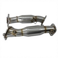 Collecteur d'échappement en acier inoxydable titane SS304 pour Nissan GT-R R35 AC Schnitzer, silencieux avant Catback Mid/Xpipe, épaisseur 1,2 mm